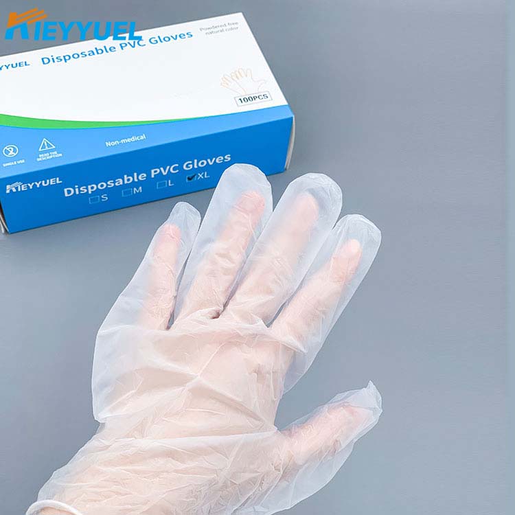 Wegwerf PVC Handschuhe